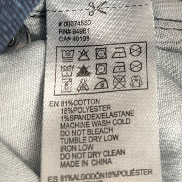 Life In Progress Stacked Skinny Moto Jeans Blue Size 27 - Picture 7 of 9